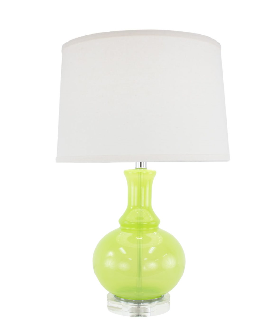 Green Glass Lamp