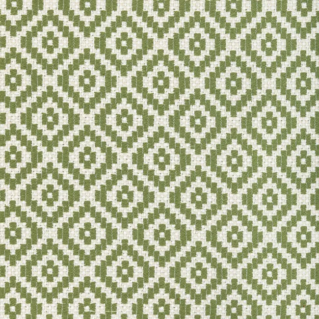 Green Diamond Motif Fabric - 7 Yards