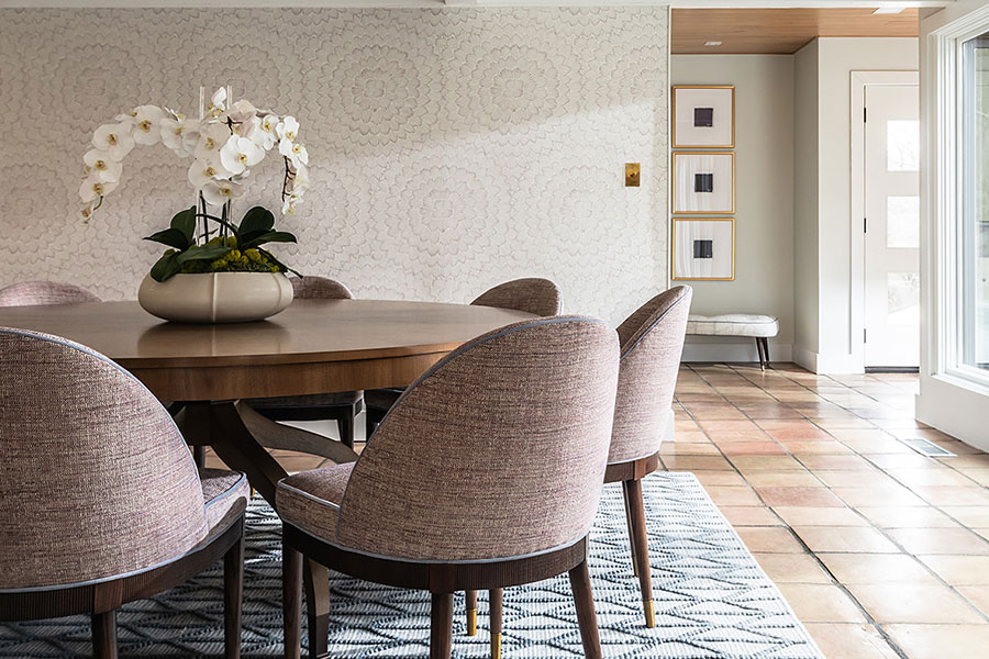 Interior design dining room transformation in Woodwick Fort Worth by Fount House